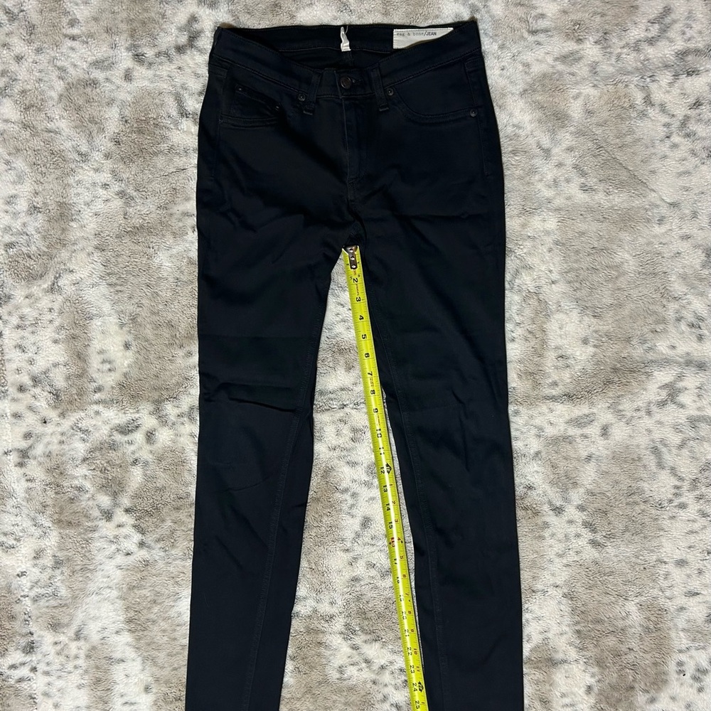 rag & bone Women's Skinny Black Jeans